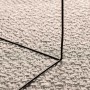 Alfombra ZIZUR apariencia yute interior exterior crema