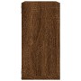 Estantes cubo de pared 2 unidades roble marrón 30x15x30 cm