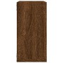 Estantes cubo de pared 6 unidades roble marrón 30x15x30 cm