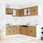 Mueble de cocina Lucca 11 piezas artesanal roble