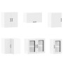Mueble de cocina Lucca blanco 11 piezas madera contrachapada