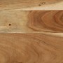 Mesita de noche madera maciza de acacia 60x32x80 cm