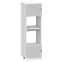 Mueble cocina Kalmar gris hormigón 7 pzas madera contrachapada