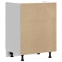 Mueble bajo de cocina porto gris cemento madera reconstituida