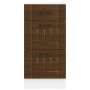 Mueble bajo de cocina Lucca roble marrón