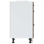 Mueble bajo de cocina Lucca roble marrón
