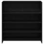 Mostrador de recepción roble negro 100x50x103,5 cm