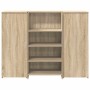 Mostrador de recepción roble sonoma 135x50x103,5 cm