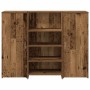 Mostrador de recepción madera vieja 135x50x103,5 cm