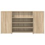 Mostrador de recepción roble sonoma 200x50x103,5 cm