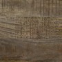 Mesa de centro madera maciza de mango gris claro 100x54x40 cm