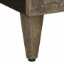 Mueble de TV madera maciza de mango gris claro 105x33,5x46 cm