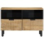 Mueble de TV madera maciza mango marrón 70x33x46 cm