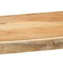 Estante de pared madera maciza de acacia 110x33x45 cm