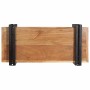 Estante de pared madera maciza de acacia 70x33x35 cm