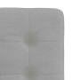 Sillas de comedor 2 uds tela gris nube