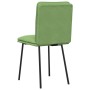 Sillas de comedor 2 unidades terciopelo verde claro
