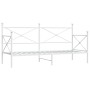 Diván sin colchón blanco 80x200 cm acero