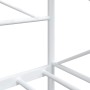 Diván sin colchón blanco 80x200 cm acero
