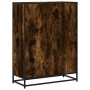 Estantería madera ingeniería roble ahumado 80,5x35x107,5 cm