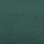 Silla de comedor de terciopelo verde oscuro