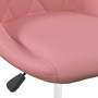 Sillas de comedor giratorias 2 unidades terciopelo rosa