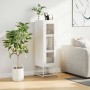 Aparador de acero laminado en frío blanco 36x39x123 cm