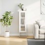 Aparador de acero laminado en frío blanco 36x39x123 cm