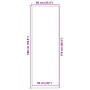 Felpudo antracita 60x180 cm