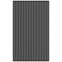 Felpudo a rayas negro y gris 90x150 cm