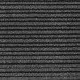 Felpudo a rayas negro y gris 90x150 cm
