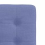 Sillas de comedor 6 uds tela azul jeans