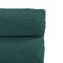 Sillas de comedor 6 unidades tela verde oscuro