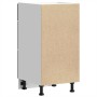 Mueble bajo de cocina Porto madera contrachapada negro