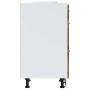 Mueble bajo de cocina porto madera vieja madera reconstituida