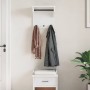 Perchero de pared SANDNES madera maciza pino blanco 43x30x42cm