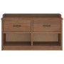 Banco de recibidor SANDNES madera maciza de pino 87x40x50 cm