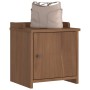 Banco de recibidor SANDNES madera maciza de pino 45x40x50 cm