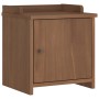 Banco de recibidor SANDNES madera maciza de pino 45x40x50 cm