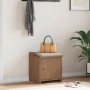 Banco de recibidor SANDNES madera maciza de pino 45x40x50 cm