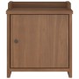 Banco de recibidor SANDNES madera maciza de pino 45x40x50 cm