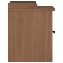 Banco de recibidor SANDNES madera maciza de pino 45x40x50 cm