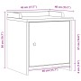Banco de recibidor SANDNES madera maciza de pino 45x40x50 cm