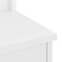 Perchero de entrada SANDENS madera pino blanco 45x40x159,5 cm