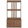 Perchero de entrada SANDENS madera maciza de pino 87x40x159,5cm