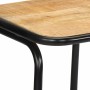 Taburetes de barra 4 uds 46x35,5x80 cm madera maciza de mango