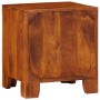 Mesita de noche 40x35x45 cm madera maciza de acacia