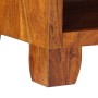 Mesita de noche 40x35x45 cm madera maciza de acacia