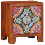 Mesita de noche 40x30x45 cm madera maciza de acacia