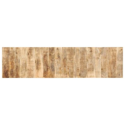 Cabecero de cama 200 cm madera maciza de mango rugoso